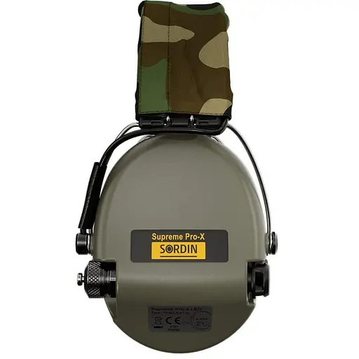 Активные наушники для стрельбы Sordin Supreme Pro-X LED Olive с LED-фонариком (75302-X-07-S) - фото 4