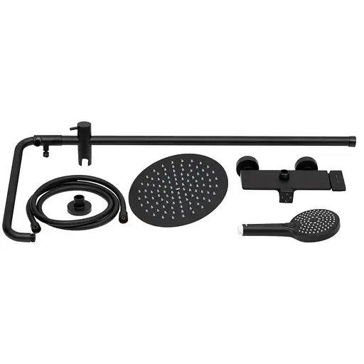 Душова система Qtap Sloup 51105OGB, Чорний матовий - фото 9