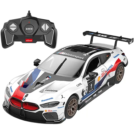 Машинка-конструктор Rastar BMW M8 GTE 1:18. Белый