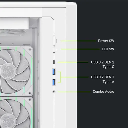 Корпус GameMax CLAW 460 WW (9101-1200R0010) - фото 15