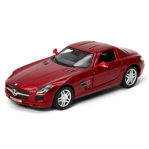 Металева інерційна легкова модель Mercedes-Benz SLS AMG 5", відкриваються двері (В асортименті)