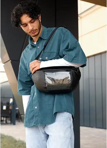 Сумка бананка поясная мужская Sambag 38х21 см sum0022766 - фото 6