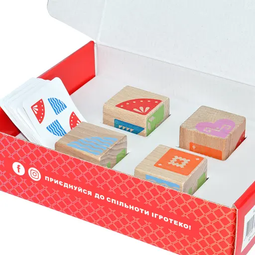 Навчальні логічні кубики "Склади візерунок" Igroteco 900477, 50 завдань на картках - фото 4