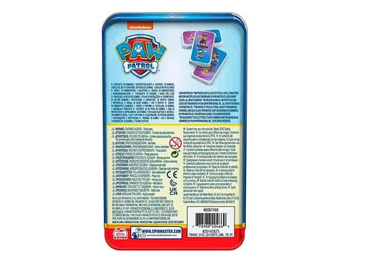 Настольная игра Spin Master Домино Щенячий патруль (в жестяной коробке) (Domino: Paw Patrol) (SM98408/6067468) - фото 3