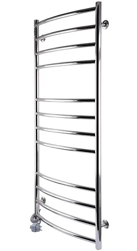 Электрический полотенцесушитель Unio LDE EL 1200-500-12 Лесенка Дуга Элит, Хром, Левое, Механический - фото 5