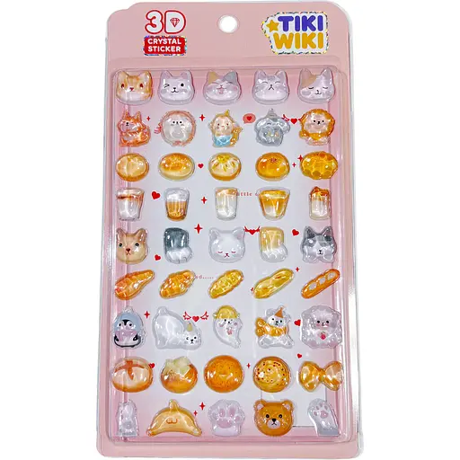Набор 3D-наклейок Tiki Wiki Crystal Тікі уют (51422) - фото 1