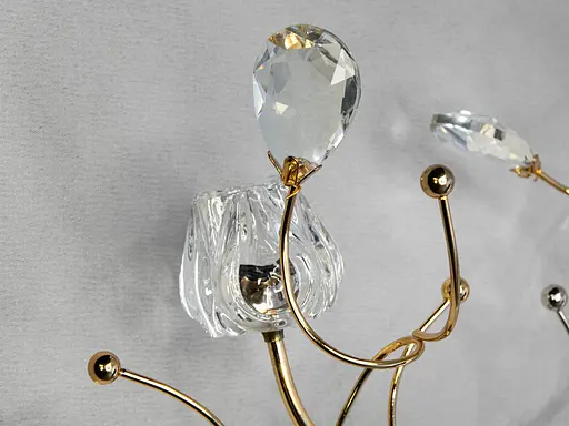 Стильне, елегантне бра галогенове модерн "Квіткові мотиви", золото - фото 2