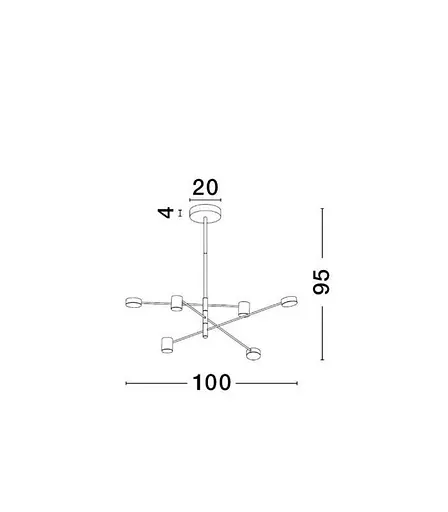 Світильник підвісний NORDIK Nova Luce 9080121 - фото 2