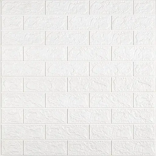 R001-2 Панель стеновая в рулоне 3D 700х3080х2мм Белый Кирпич SW-00002534 - фото 2