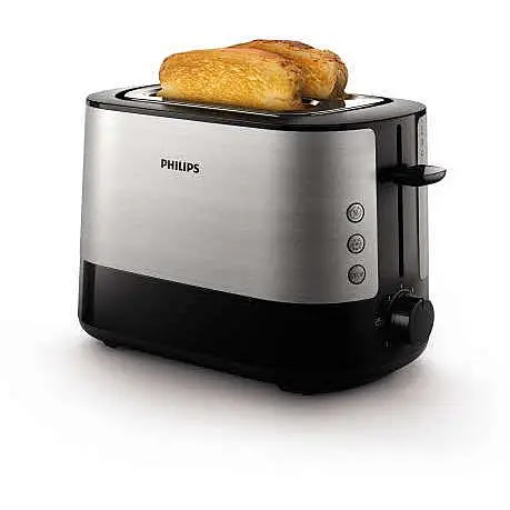 Тостер Philips Viva Collection чорний (HD2637/90) - фото 3