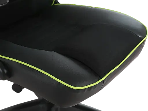 Геймерское кресло GT Racer черное с зеленым (X-2760 Black/Green) - фото 7