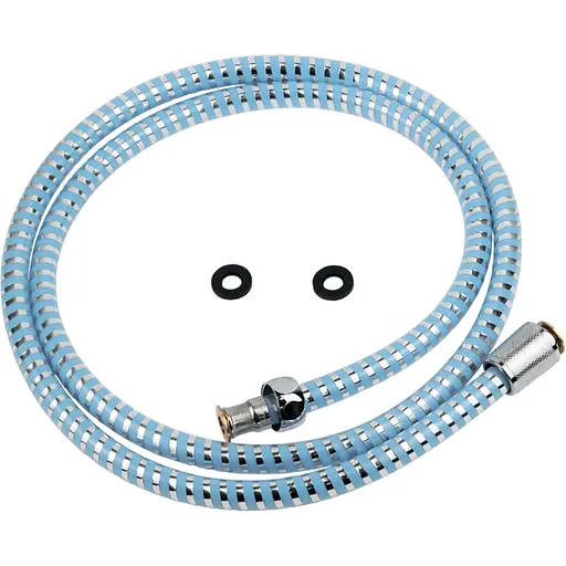 Шланг для душа Tau 1/2" PVC 2-х слойный синий 150 см (9891671) - фото 1