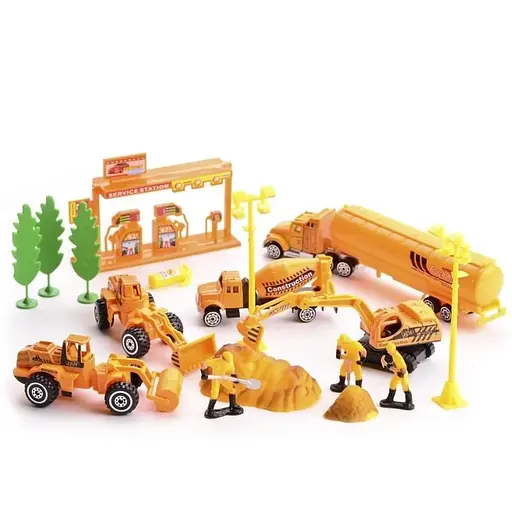 Ігровий набір будівельної техніки з фігурками IM289