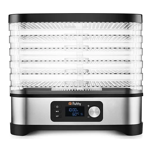 Дегідратор сушарка для фруктів та овочів RUHHY 25928 400 Вт 5 лотків - фото 6