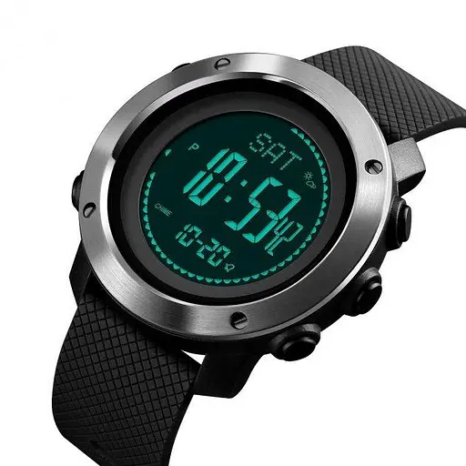 Наручний чоловічий годинник Skmei 1418 Чорний - фото 3