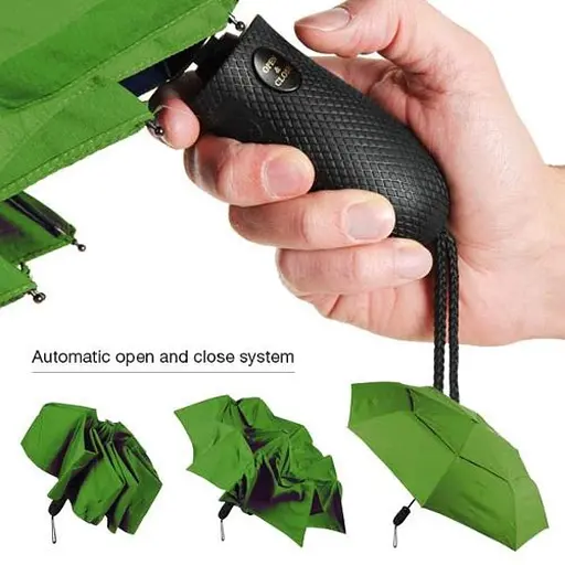 Зонтик Lifeventure Trek Umbrella Medium Black (LIF-9490) - фото 2