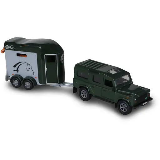 Ігровий набір TechnoDrive Land Rover з причіпом і фігурками коней (520460.270) - фото 4