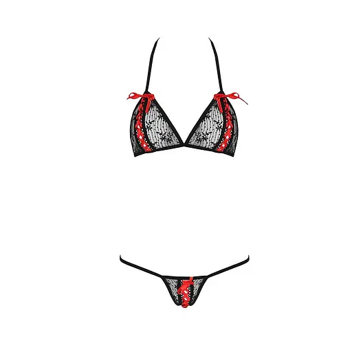 Комплект белья Passion MELISSA BIKINI black L/XL - фото 5
