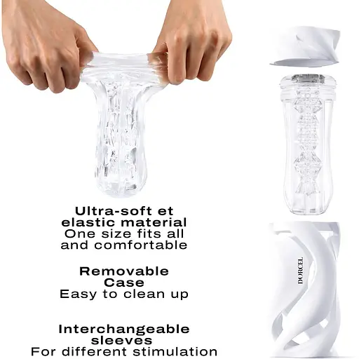 Мастурбатор Dorcel Deep Blow White - фото 4