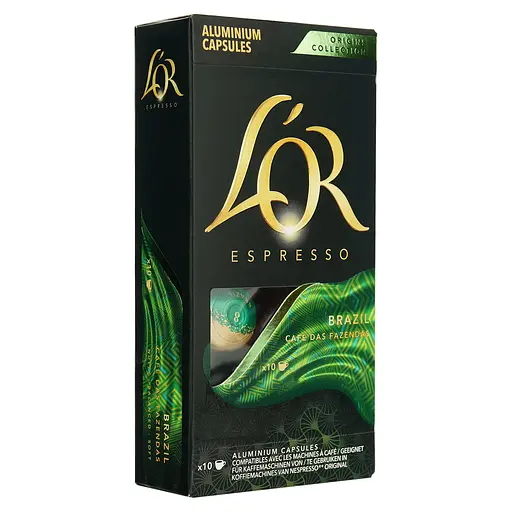 Кава мелена L'OR Espresso Brazil капсули 260 г (5 шт. х 52 г) - фото 2
