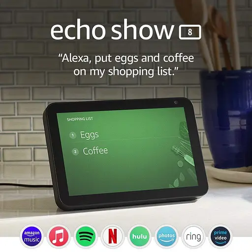Розумна колонка Amazon Echo Show 8 3rd Gen (сіра) B07PF1Y28C з дисплеєм - фото 6