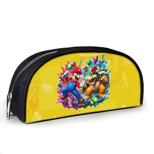Пенал шкільний з принтом Супер Маріо 23х10х8 см з принтом для хлопчика (3808)