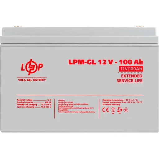 Источник бесперебойного питания (ИБП) LogicPower LPM-PSW-1500VA + АКБ LPM-GL 12V - 100Ah (19995) [110345] - фото 6