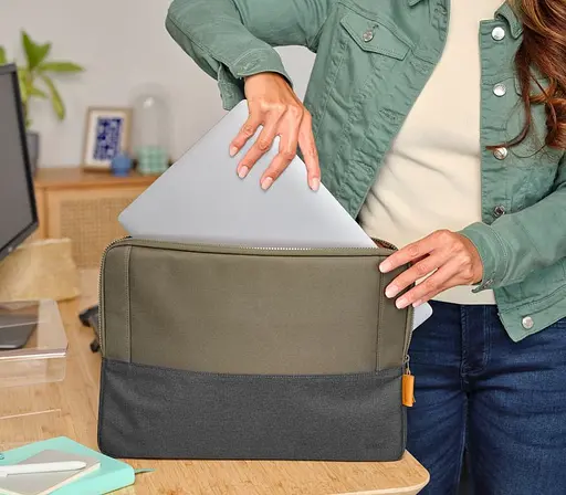 Чехол для ноутбука Trust Lisboa Sleeve 16” Green - фото 5