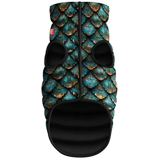 Курточка для собак Waudog Clothes рисунок Чешуя L55 В 77-80 см С 50-55 см