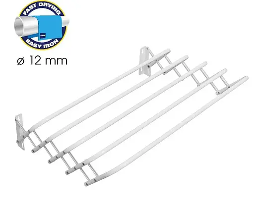 Сушилка для белья настенная Casa Si Towel Flex 4 White (CS92195X10) (DAS302384) - фото 3