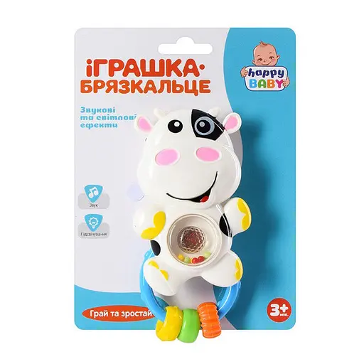 Дитяче брязкальце HB 0018 14cм Корова