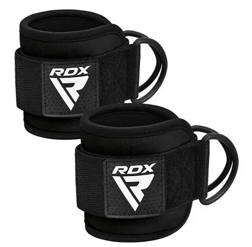 Манжеты на лодыжку RDX A4 Gym Ankle Pro Black Pair (WAN-A4B-P) - фото 1