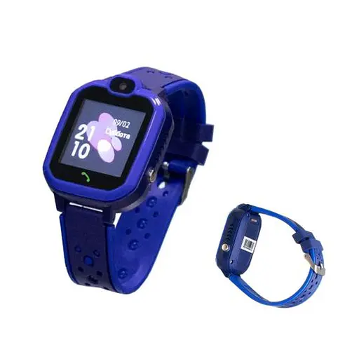 Детские часы SMART BABY WATCH Т16 (GPS) Waterproof голубой - фото 1
