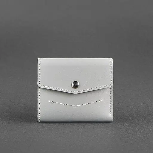 Жіночий шкіряний гаманець 2.1 Сірий - фото 6