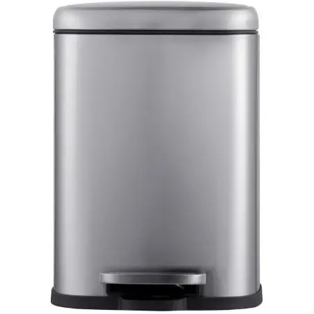 Мусорное ведро Mixxus Premium Style-TC0305 SS Color с плавным закрытием прямоугольное 5 л нержавейка (MI7060)  - фото 1