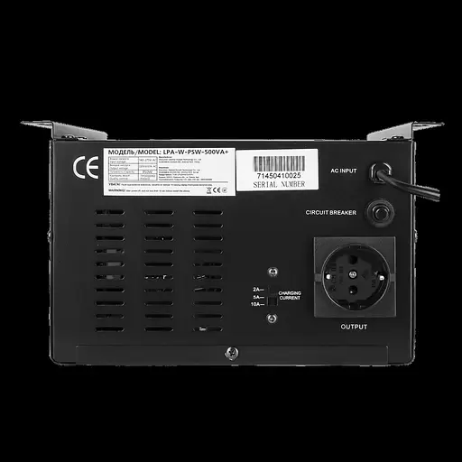 ДБЖ з правильною синусоїдою LogicPower 12V LPA-W-PSW-500VA 350 Вт 2A/5A/10A - фото 6