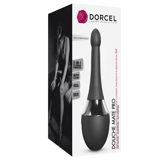 Автоматический анальный душ с вибрацией Dorcel Douche Mate Pro 200 мл (черный) - фото 8