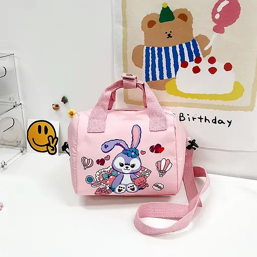 Сумочка текстильна Мультяшки, 1 відділення, знімний регульований ремінець, C67987 (В асортименті) - фото 6