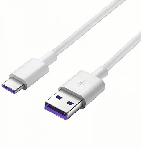 Кабель HOCO X13 USB to Type-C 3A, 1m, PVC, PVC connectors, White - фото 3