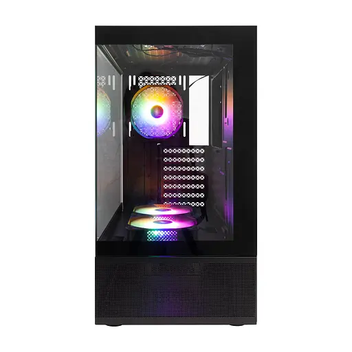 Корпус 1stPlayer Mi7-A-BK-2F7R-1F7 Black без БП - фото 3