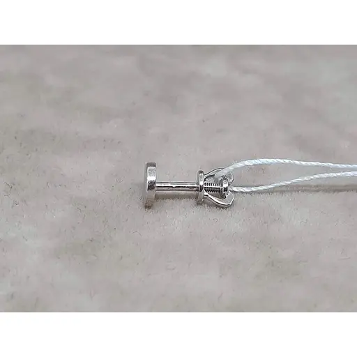 Срібна моносережка пуссета Vegas. 20182/1Р - фото 4