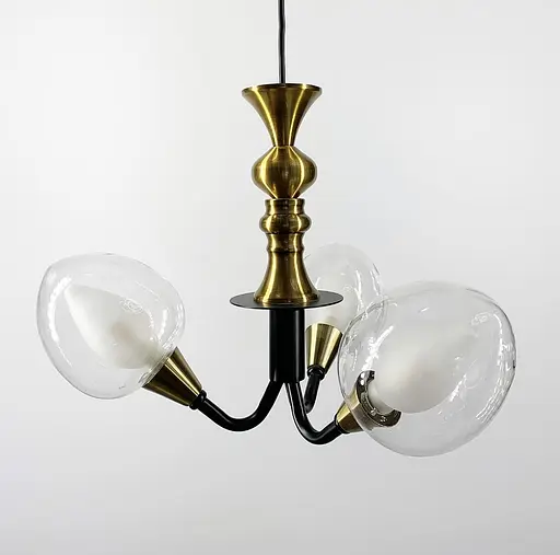 Класичний підвісний світильник на 3 лампочки Line.F ZL 1623/3 - фото 4