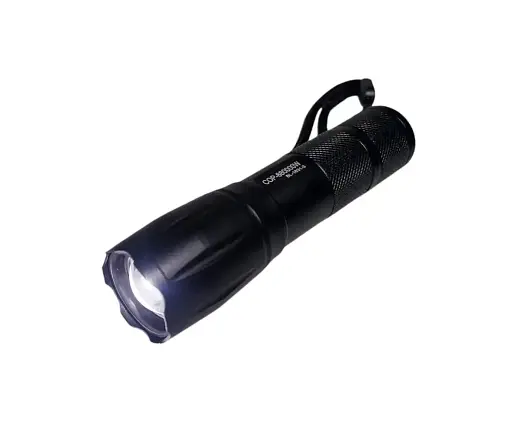 Ручний ліхтарик X-13 1 X-Balog BL-1831 з червоним світлом червоний та білий 18650 перехідник для батарейок AAA - фото 2