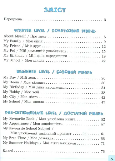 Різнорівневі твори з планами. English. 1-4 класи - фото 2