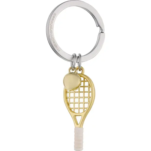Брелок Metalmorphose Tennis Racket with silicone handle + tennis bal (8000020943851)