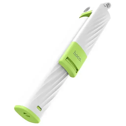 Селфи-монопод Hoco Starry mini K8 с кабелем Lightning белый - фото 1