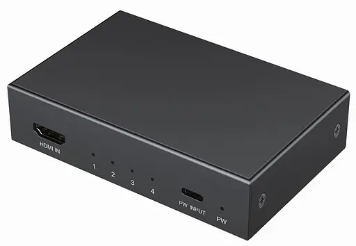 USB-Хаб Cablexpert 4 порти HDMI v. 1.4 (DSP-HDMI4K-4P-01) - фото 1