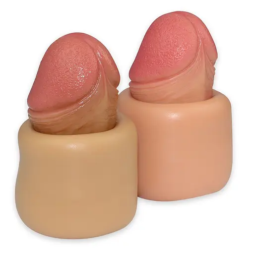 Насадка на пенис Lovetoy Revolutionary Silicone Nature Extender 17.8 см коричневый - фото 5