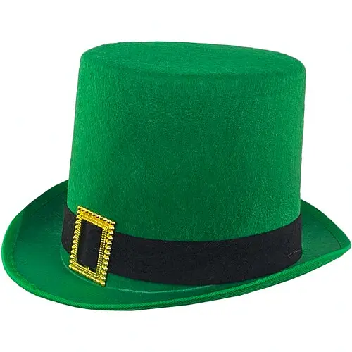 Капелюх Патрик циліндр зелений - фото 1