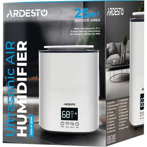 Зволожувач повітря Ardesto USH-H-26W [134300] - фото 8